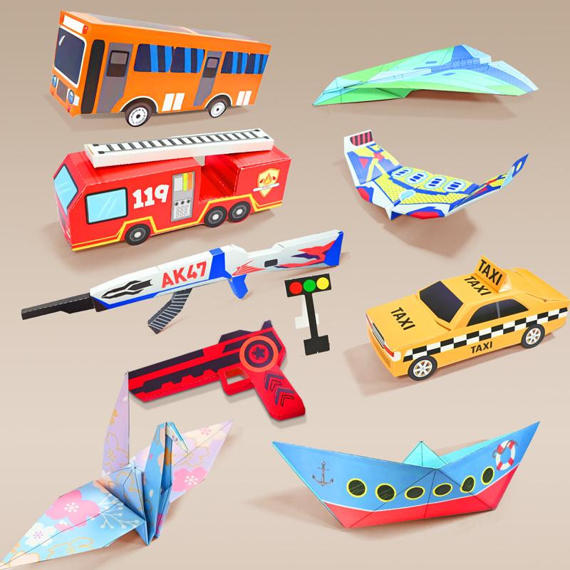 10/36/37 Листов Набор для Оригами DIY Бумага для Оригами Арт-Поделки Материалы Монтессори Образовательные Ручные Игрушки для Детей Подарок