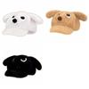 Fleece Peaked Cap Plush Octagonal Cap Cute Puppy Baseball Cap  Winter