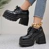 Fashion 2025 Brand Ladies Shoes Lace-up Women's High Heels Fashion Round Toe Office and Career New Plus Size Best Seller Heels Women