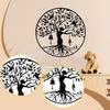 Tree Life Wall Decor Ornament Modern Hanging 40cm Sign Family Silhouette for Home Bedroom