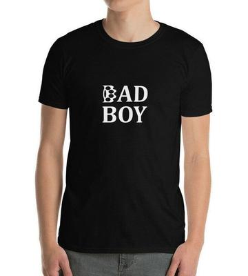 Футболка унисекс Bad Boy с логотипом Knuckles Him Street Life Cool Attitude Tough