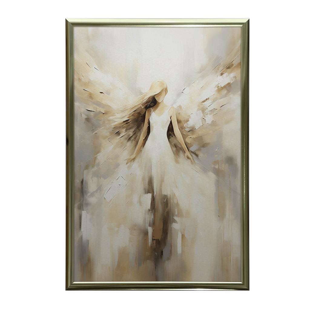 Постер Эфирная Элегантность Постер Эфирная Элегантность, 30X40 См, Алюминиевая Рама Черная, Матовая Бумага 230 Г/м²