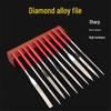 Electroplated Assorted Diamond Files Set, 140x3mm
