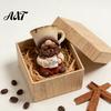 Housewarming Gifts for Coffee Lovers Gnome Ornaments, Cute Resin Figurines, Decorative Tabletop Small Sculptures Centerpiece Bar Decor & Kitchen