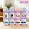 750 мл K-Pop Охотники на демонов Градиентная Бутылка для воды с трубочкой Портативная Чашка большой емкости Легко чистящаяся Многоразовая разработана для Офиса Школы Улицы