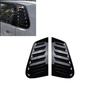 Gloss Black MK4 Rear Side Louvers for '97-'06 VW Golf 4 Triangle Window Decoration.