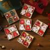 Exquisite Wooden Christmas Tree Ornaments and Small Gift Box