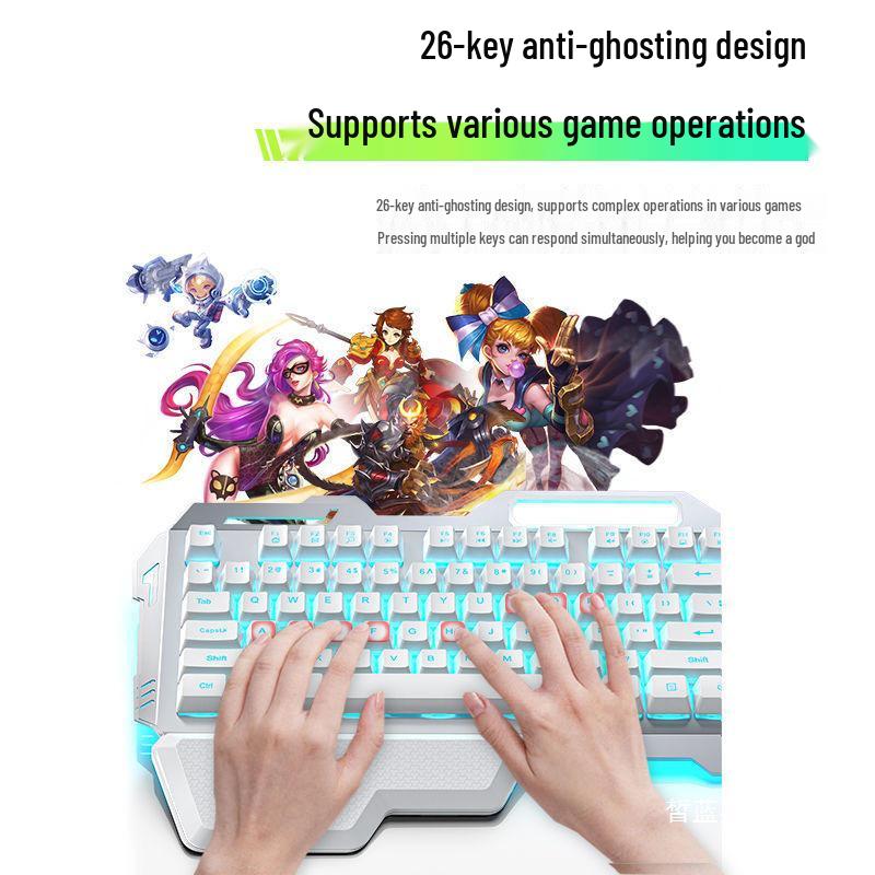 Pioneer GX80 Mechanical Feel Keyboard, Mouse, and Headset E-sports Gaming Set.