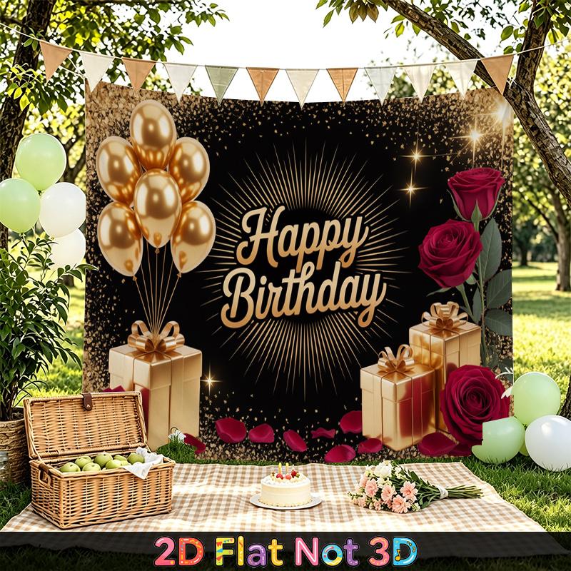 Party Backdrop Birthday Photo Booth Background Front Door Decor