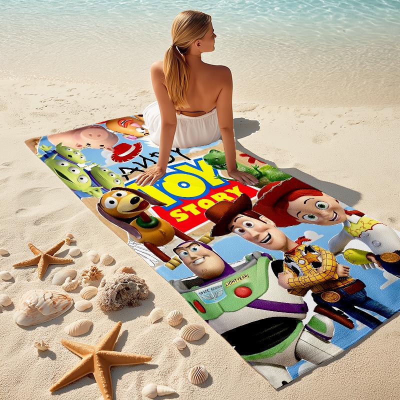 Toy Story Characters Collage Towel Large Quick-Drying Microfiber soft S-Square Pants-s Beach Towel for Travel Fitness Bathing Camping. 0730s83