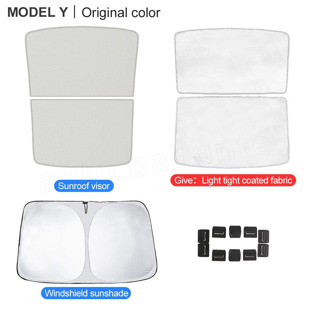 Для Tesla Model Y 2023 2022 Крыша Солнцезащитный козырек для люка Y Аксессуары Стеклянная крыша Солнцезащитный козырек Защита от солнца
