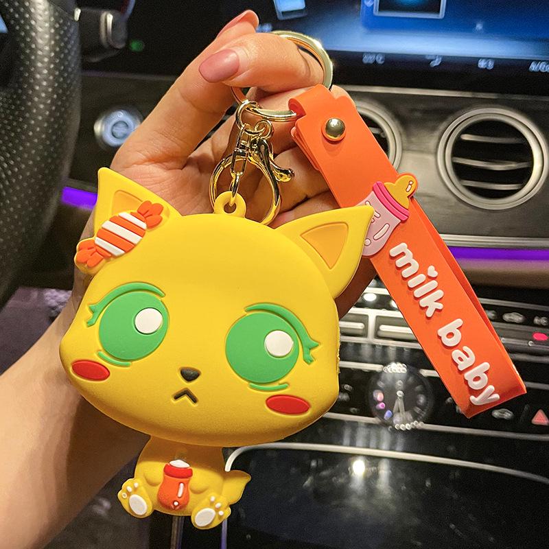 Силиконовый кошелек для монет и брелок для наушников в виде медведя для девочек