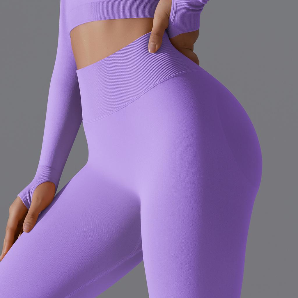 Бесшовные однотонные персиковые спортивные брюки, облегающая одежда для бега, фитнеса, йоги, брюки для йоги с высокой посадкой и эффектом лифтинга бедер для женщин