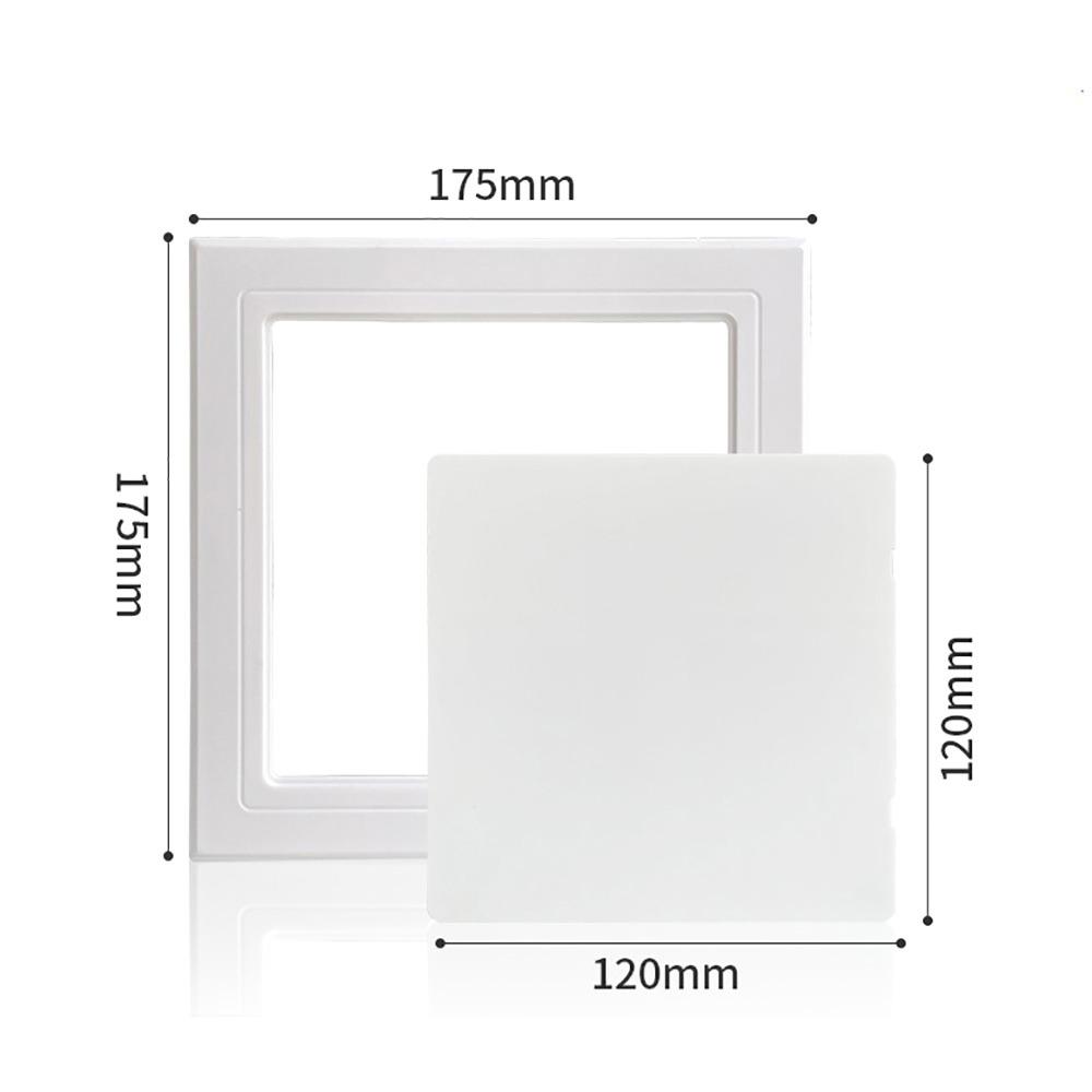 Inspection Port Self-adhesive Access Panel Door White Plastic Inspection Hole Removable Hinged Access Hatch Doors Wall Ceiling