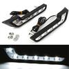 2 X Bright 6LED Super White Car Driving Lamp Fog 12V DRL Daytime Running Light