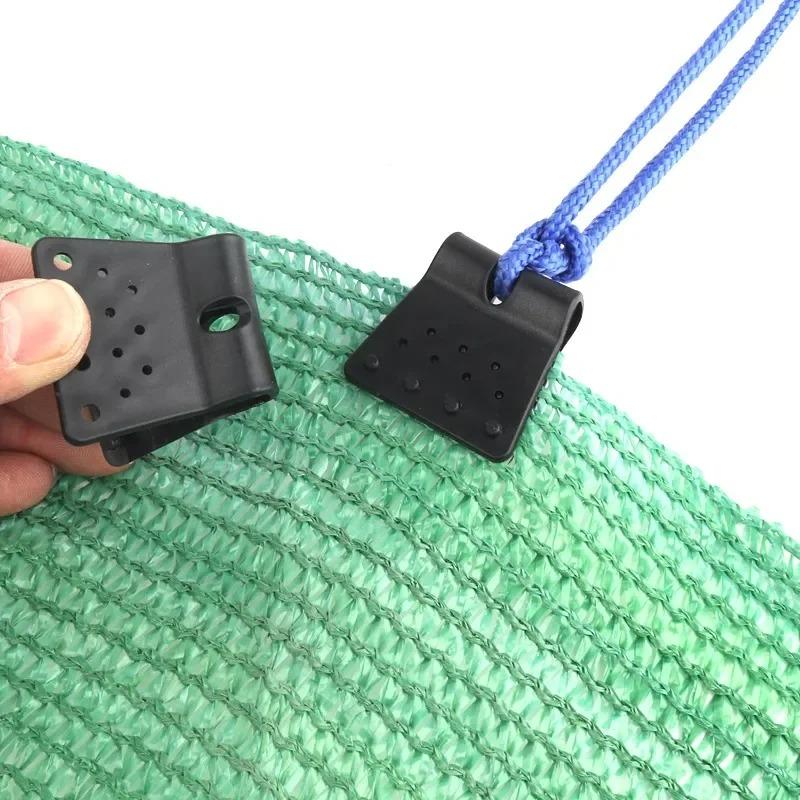 50/30/10 шт. Черные зажимы-клипсы для сетки-тента типа "бабочка", ветрозащитные крючки для сетки, зажим для крепления сельскохозяйственной затеняющей пленки, зажимы для подвешивания палаток на открытом воздухе