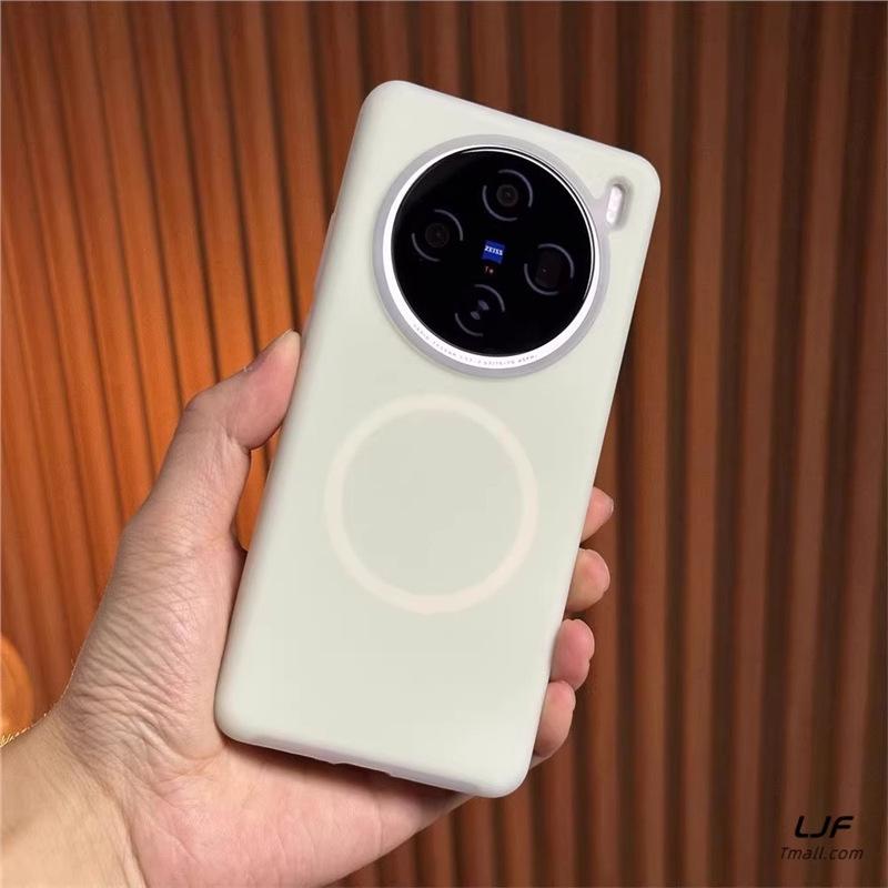Ощущение желе подходит для чехла для мобильного телефона VIVOiQOONEO11, жидкий силикон, тонкое кольцо, магнитное крепление X300S, противоударная мягкая крышка.