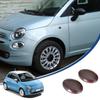 Hcilloend Комплект накладок на поворотники для нового Fiat 500 Боковой фонарь указателя поворота Листовая пружина Фонарь указателя поворота Листовая Панель фонаря указателя поворота Рамка Кольцо фонаря
