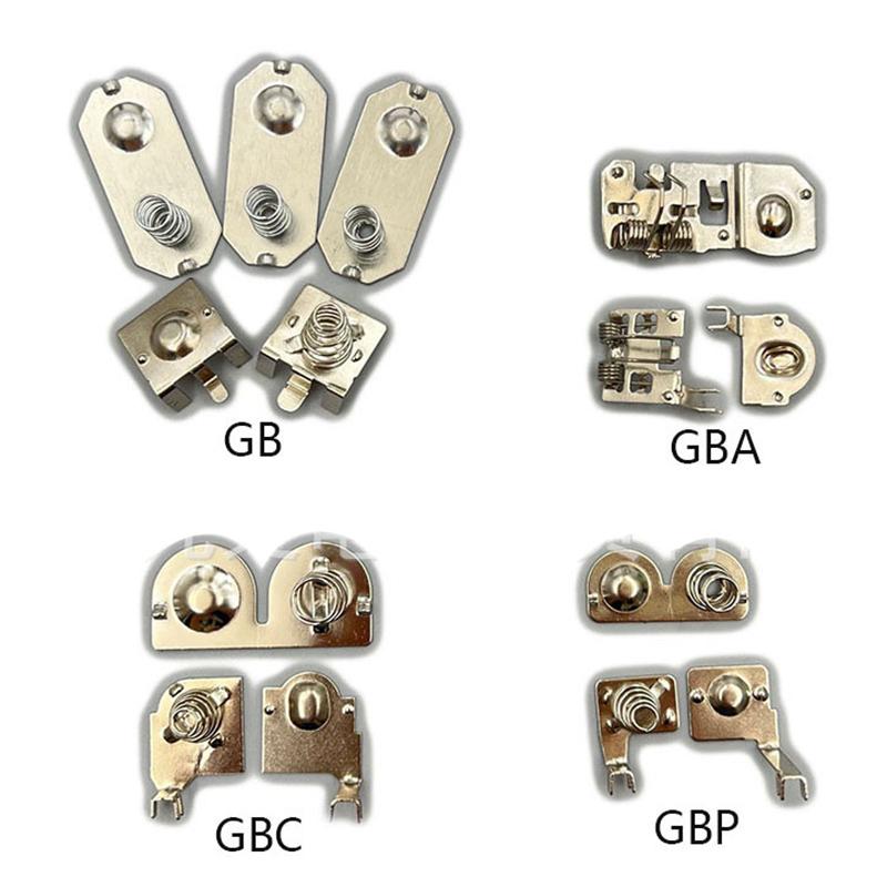 Для Gameboy Advance Color Battery Terminals Spring Contacts Replacement For Gb Dmg Gba Gbc Gbp Console Housing & Mainboard