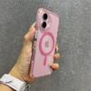Прозрачный чехол с ремешком для запястья для iPhone 14 13 1 16 Pro Max 16 Plus, шнурок, магнитный, конфетный цвет, противоударный чехол