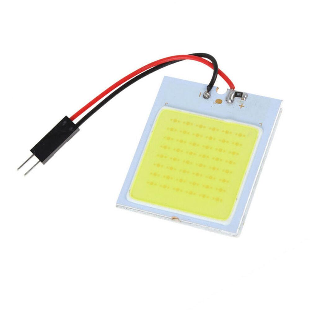 48SMD Автомобильный барный светильник 4 Вт 12 В Лампа внутренняя белая купольная панель T10 Универсальная