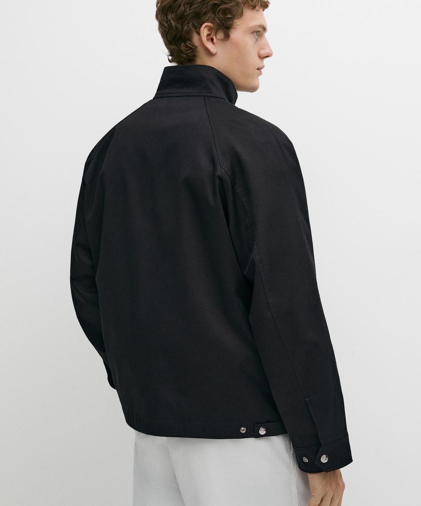Massimo Dutti Corduroy Detail Bomber Jacket