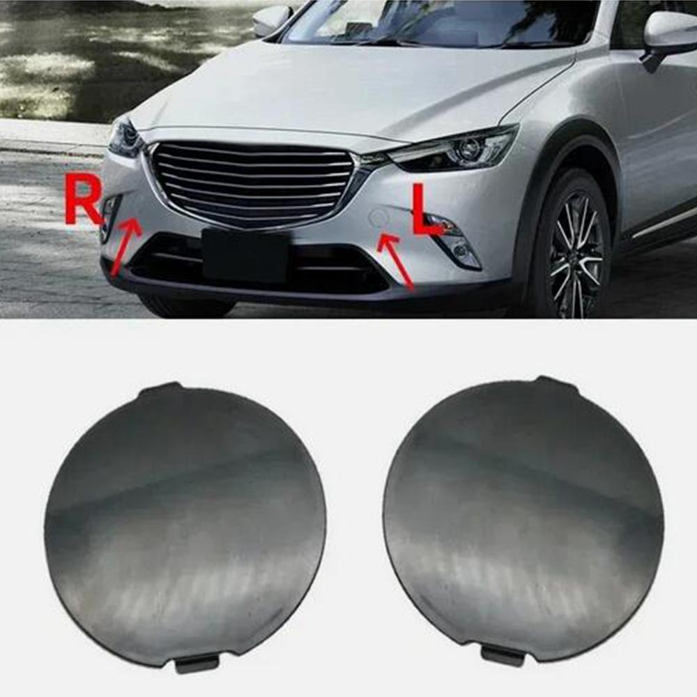 Крышка проушины буксировочного крюка переднего бампера Заглушка отделки прицепа для Mazda CX3 CX-3 2014-2023