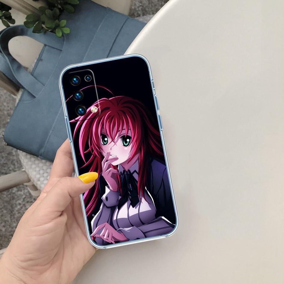 LO84 Rias Gremory Phone Case for Motorola Moto E13 E15 E20 E22 E22I E22S E30 E32 E40 E7 E7I G Plus Power Play Stylus G22 G14