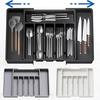 Household Expandable Cutlery Storage Box, Classified Storage Chopsticks, Spoons, Kitchen Drawers, Organized Storage