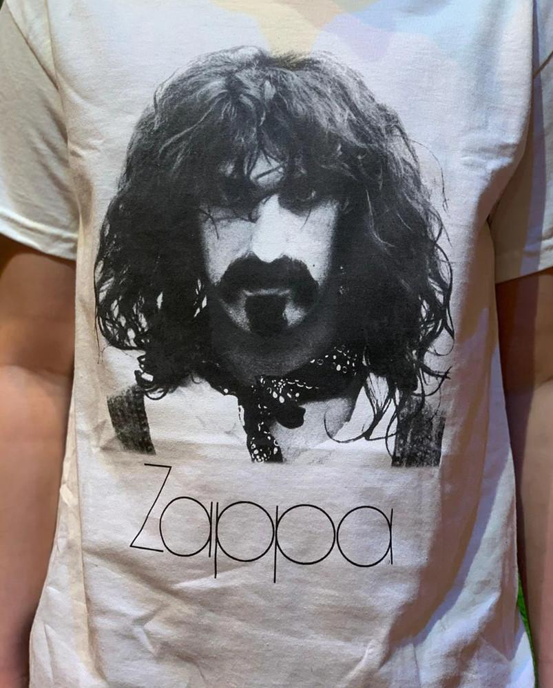 VTG Frank Zappa poster FACE white T-shirt Unisex All sizes XZ442