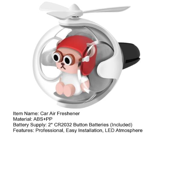 Автомобильный светодиодный аромадиффузор с вращающимся летающим шаром, освежитель воздуха для автомобиля с красочным световым эффектом, 3D-дизайн в стиле научной фантастики, ароматерапевтическое украшение для дома в автомобиле