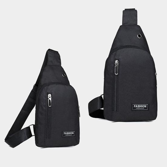 Мужская нагрудная сумка-слинг, большая вместительная водонепроницаемая парусиновая сумка с регулируемым ремешком на молнии, сумка через плечо для путешествий на открытом воздухе, сумка для телефона на одно плечо