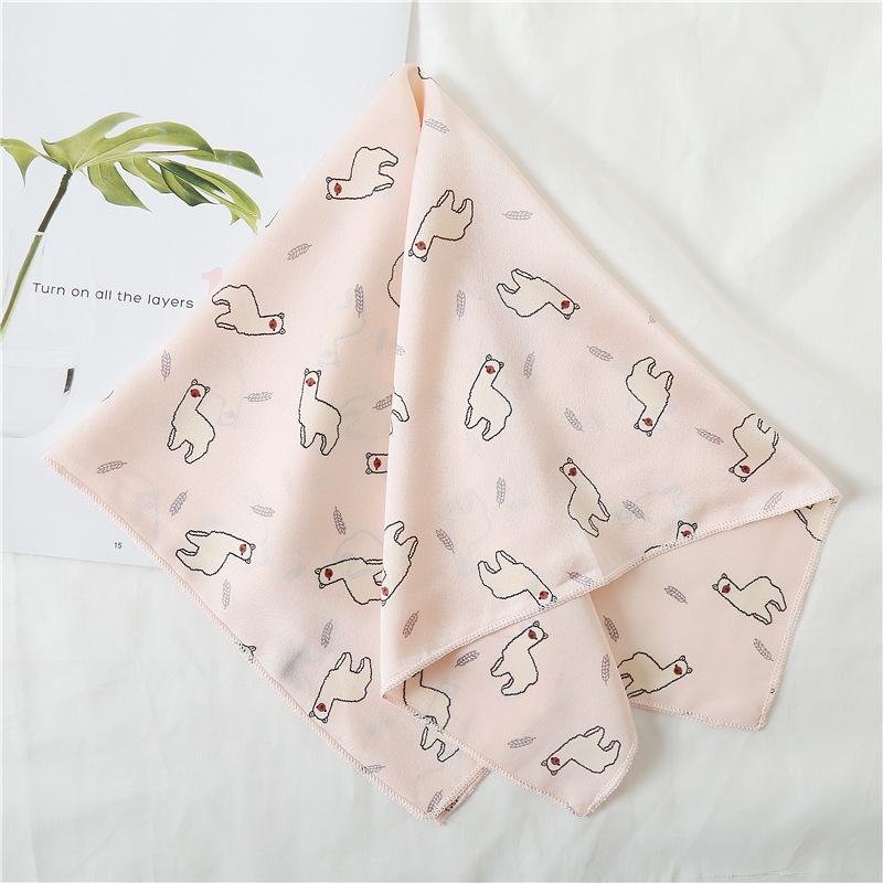 50 * 50 см шелковые шарфы весна и осень универсальное украшение профессиональные маленькие квадратные шарфы защита шеи связывающая сумка