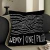 Pop Band T-Twenty One Pilots Cushion Cover Decorative Pillow Sofa Home Decor Case Pillow Cases