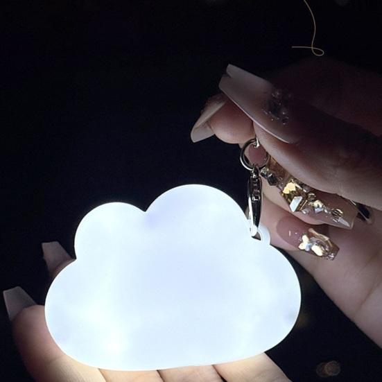 2/3/5 шт. Сенсорный светильник, светодиодный светильник с сенсорным управлением, перезаряжаемый мини-фонарик, форма сердца, сумки, кошельки, брелок