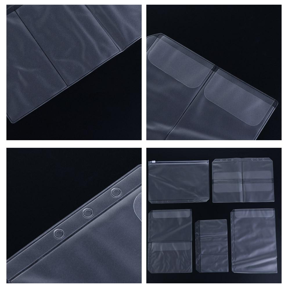 Size with Flap Binder Filler Binder Pockets Notebook Binder Binder Zipper Folders Loose Leaf Bags