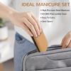 Luxury Nail Clipper Set - Stainless Steel Manicure Pedicure Kit in Case. Perfect Travel Gift for Men & Women.