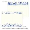 Midori Notebook Yurulog B6 Blue Nordic Pattern 15365006