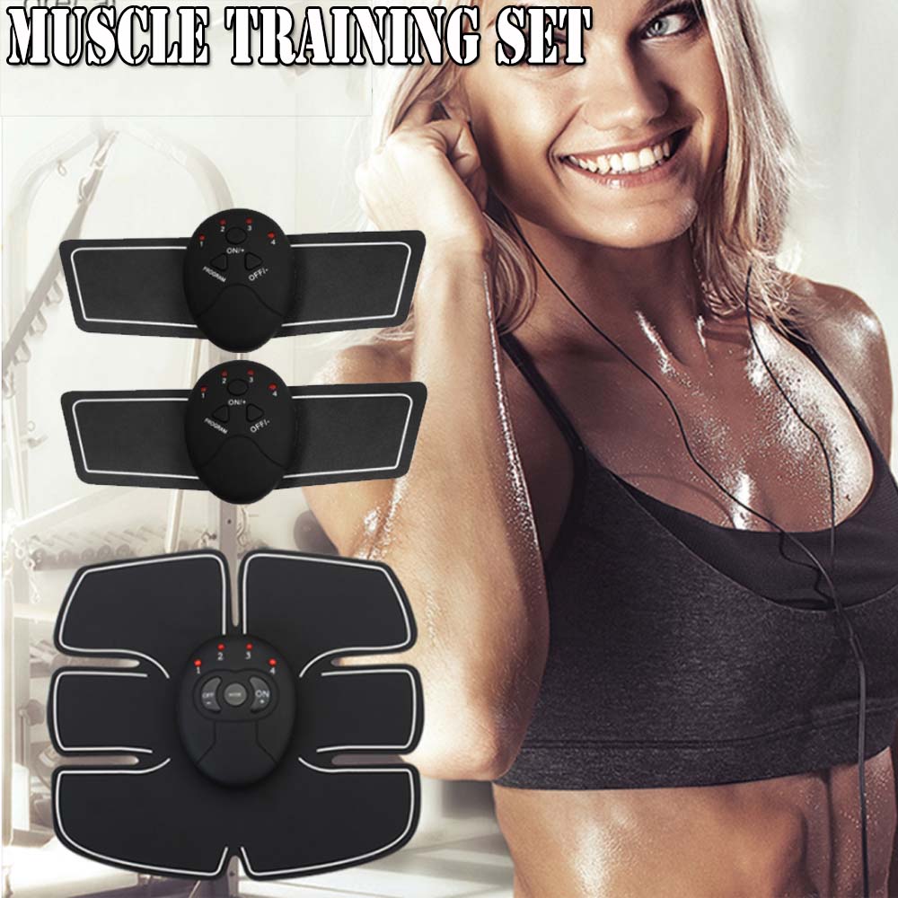 Смарт-электроимпульсное фитнес устройство для стимуляции мышц рук, ног, брюшного пресса с дистанционным управлением