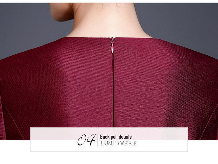 2025 Elegant Western-Style Mother's Wedding Dress - Chic Spring/Autumn Banquet Attire for Joyful Mother-in-Law