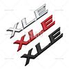 OAOV1 Car Styling 3D LE XLS XLE Car Metal Alloy RearTrunk Fender Adhesive Badge Body Tailgate Displaceme Emblem For Toyota Sienna