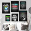 Nordic Football Art Neon Quotes Poster Эстетический Холст Для Стены Искусства Холст Картины Настенная Картина Гостиная Спальня Домашний Декор