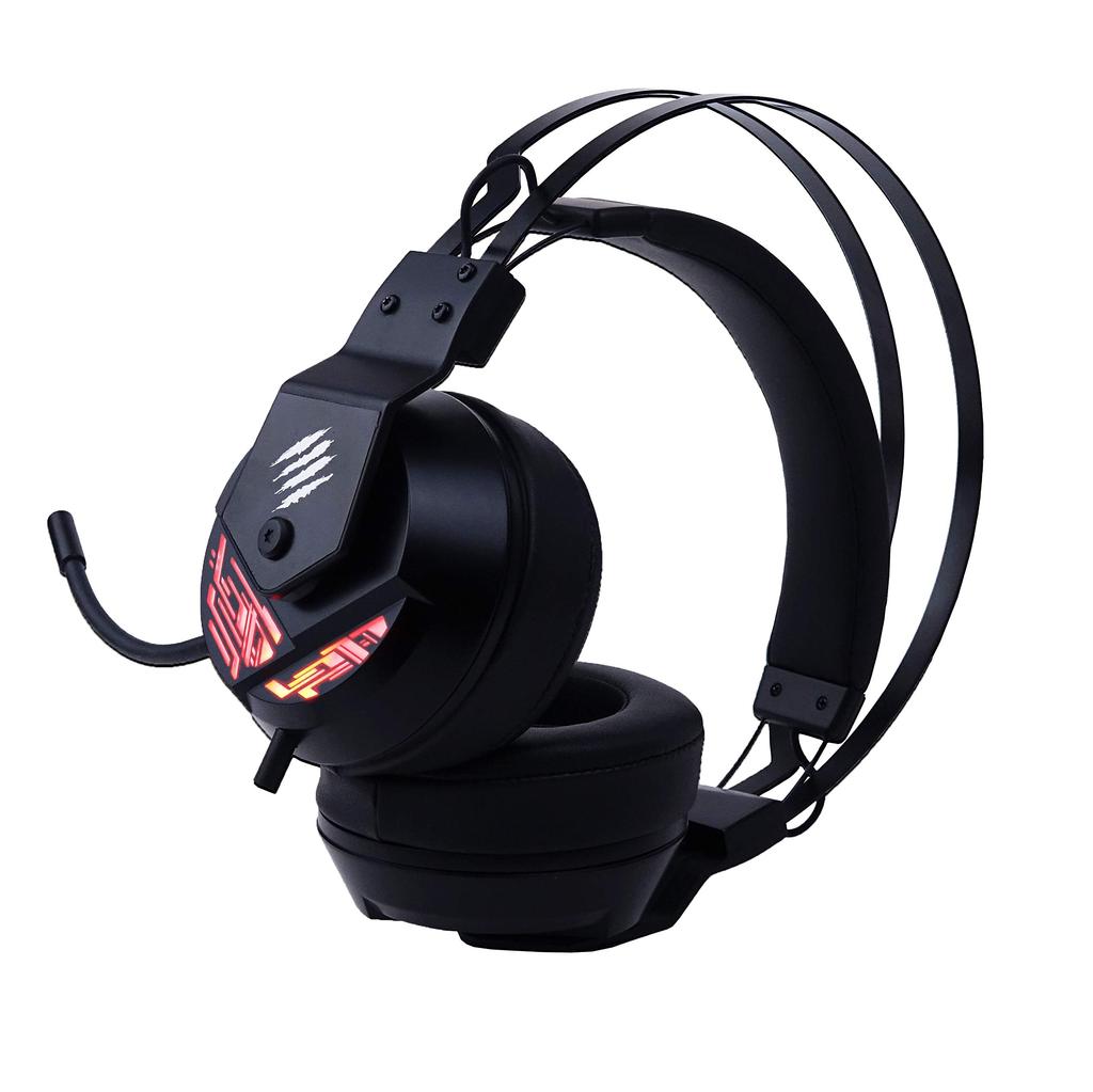 Игровая USB-гарнитура Mad Catz с RGB-микрофоном, подсветкой, F.R.E.Q.4 AF13C2INBL000-0J