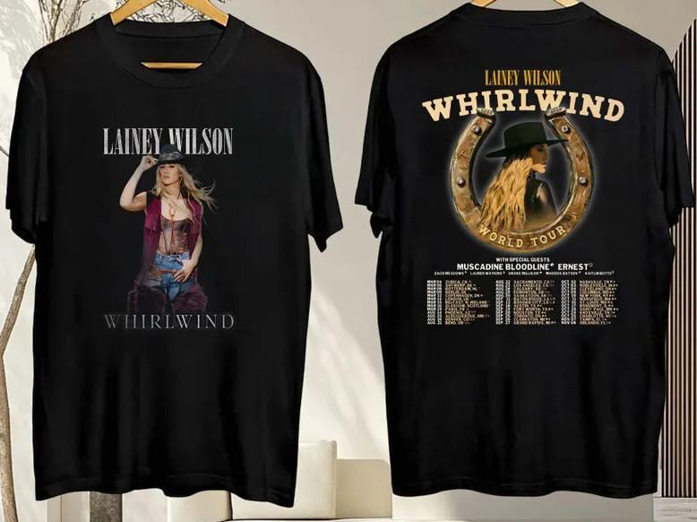 Lainey Wilson Shirt, 2026 Lainey Wilson Whirlwind Worl T-Shirt shirt