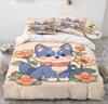 3D Cartoon Animal Dog Duvet Cover Sets, Children'sTeenagers Bed Linen 3-Piece Duvet Covers, Microfibre,Room Decor Duvet Cover
