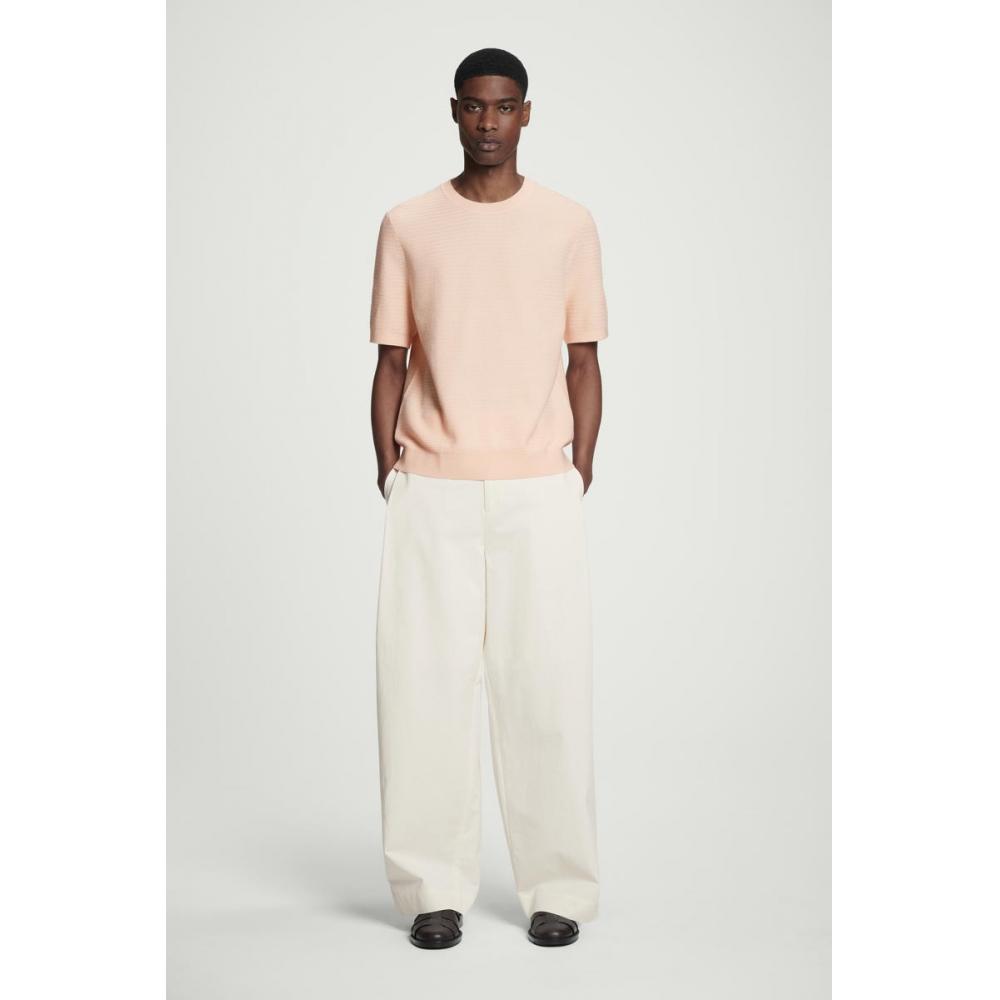 Cos Japan TexTured KniT CoTTon T shirT