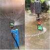 Drip Irrigation Emitters, 10pcs Adjustable 360 Degree Sprinklers with Single Barb Micro Plant Misting Nozzles Sprayer for Greenhouse Garden Patio