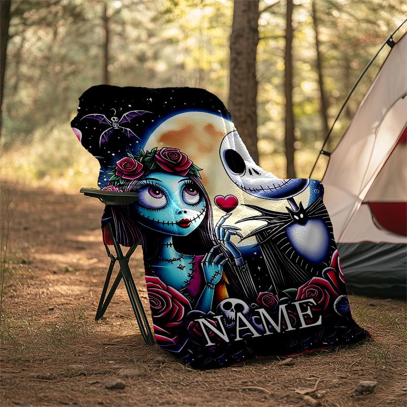 Customizable Jack Throw Blanket – Personalized Name, All-Season Cozy Snug Blanket, Machine Washable, Personalized Blanket