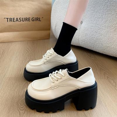 Модные туфли Мэри Джейн 2024 года Женская повседневная обувь Лоферы на платформе Винтажные туфли Оксфорды с круглым носком Женская британская обувь в стиле JK