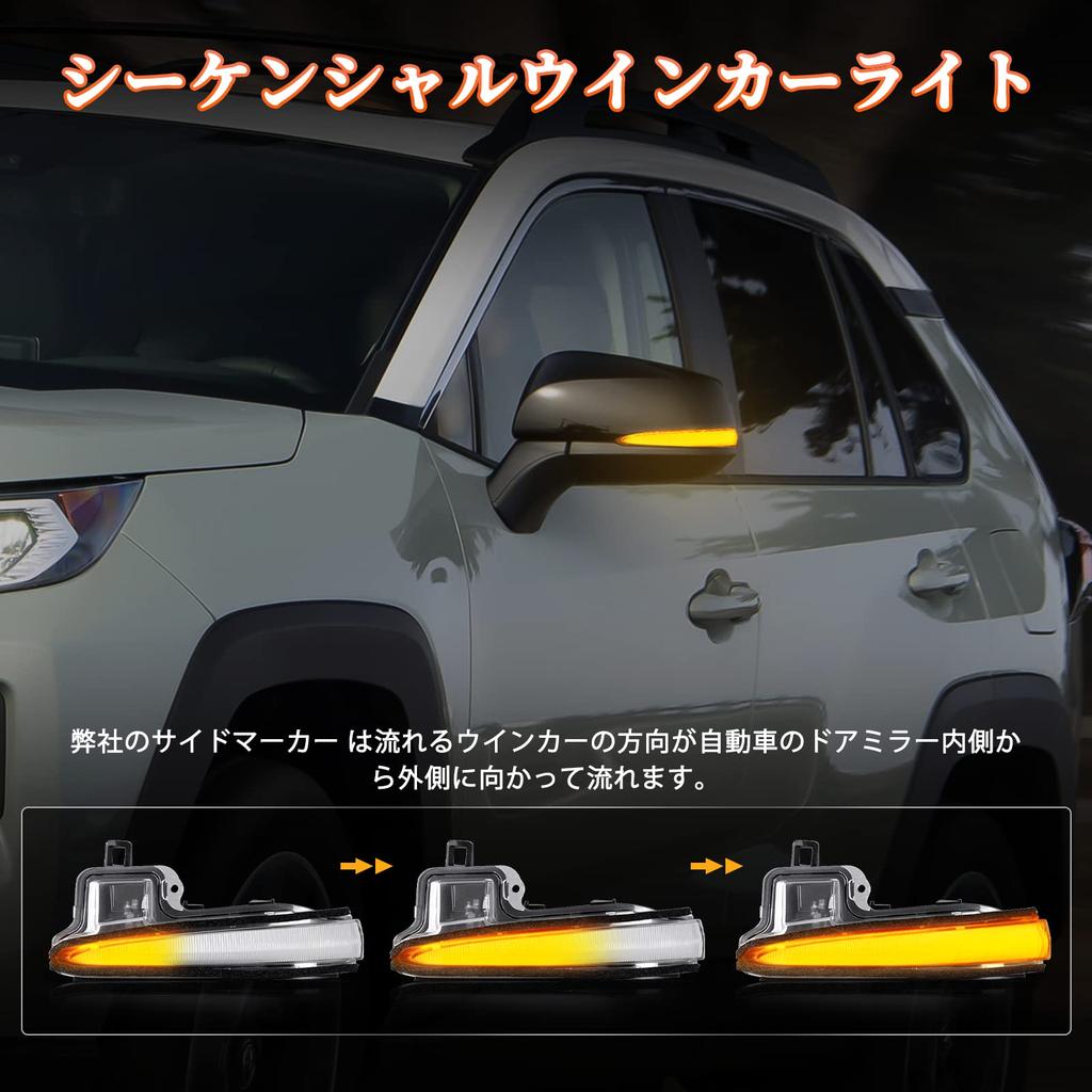 POPMOTORZ Toyota 30 Серии Alphard 30 Серии Vellfire RAV4 50 Серии PHV Последовательный Боковой